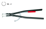 Szczypce do pierścieni osadczych wewnętrznych odgięte 590 mm Ø  122 - 300 mm