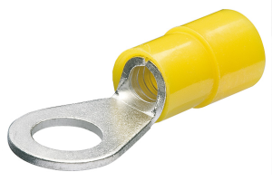 Końcówka oczkowa 8 mm żółta op. 100 szt.