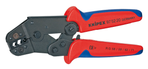 Szczypce do zagniatania 250 mm dwuręczne zacisk czworokątny i sześciokątny