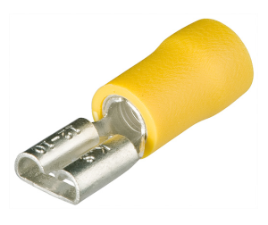 Końcówka płaska żeńska 4,0 - 6,0 mm (2) op. 100 szt.