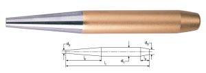 Wybijak 10x200 mm stożkowy montażowy