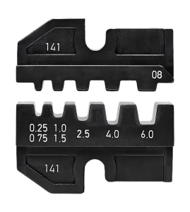 Matryca zagniatająca do tulejek kablowych 0,25 - 6,0 mm