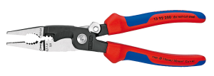 Szczypce do prac elektroinstalacyjnych 200 mm z ograniczeniem rozwarcia BLISTER