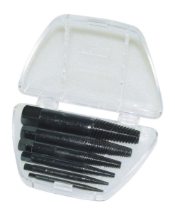 Komplet 6 szt. wykrętaków do urwanych śrub rozmiar 1-6 mm