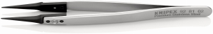 Pinceta precyzyjna ESD z wymiennymi końcówkami 130 mm