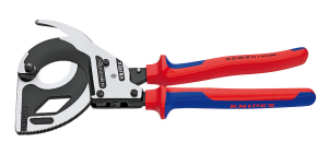 Nożyce do kabli 320 mm z mechanizmem zapadkowym