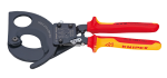 Nożyce do kabli 280 mm z mechanizmem zapadkowym