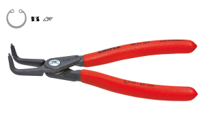 Szczypce do pierścieni osadczych wewnętrznych odgięte 130 mm Ø  8 - 13 mm BLISTER