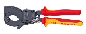 Nożyce do kabli 250 mm z mechanizmem zapadkowym
