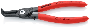 Szczypce do pierścieni osadczych wewnętrznych odgięte 165 mm Ø  19 – 60 mm