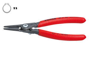 Szczypce do pierścieni osadczych zewnętrznych proste 140 mm Ø   3 – 10 mm